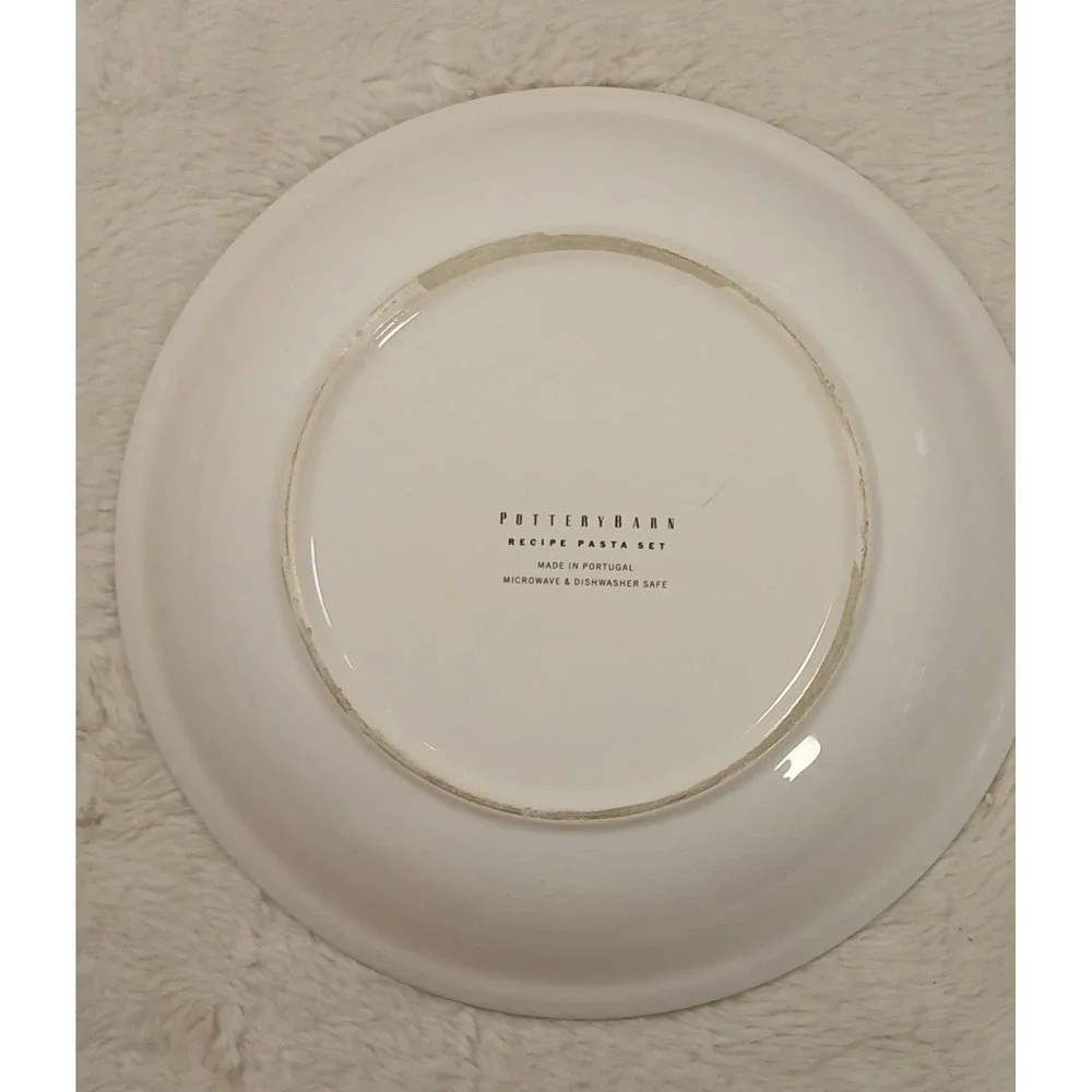 Pottery Barn Rustic Recipe Pasta Bowl  Tortellini‎ Al Quattro  Formaggi